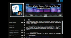 Desktop Screenshot of betsywaltersongs.com